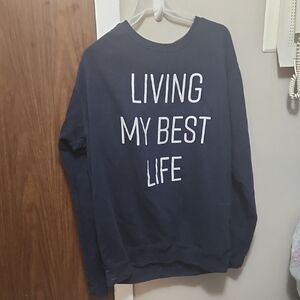 Pacific Connections Navy Crewneck Sweater